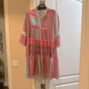 NWOT! Fun Colorful Dress Size Small